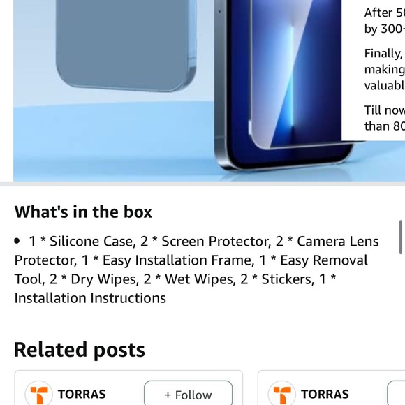 💙final markdown 💙Iphone 14 plus with screen n camera protectors - Picture 6 of 8